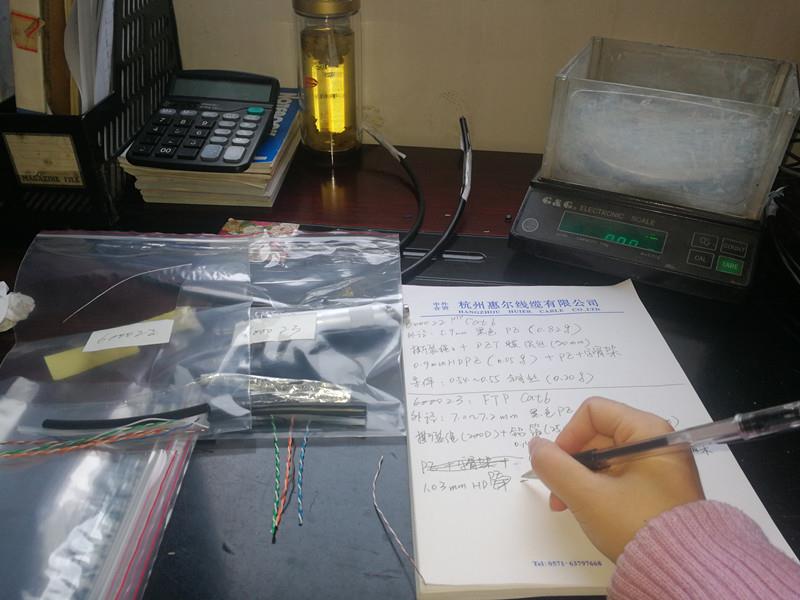 Network Cable sample measure Huier Cable_副本